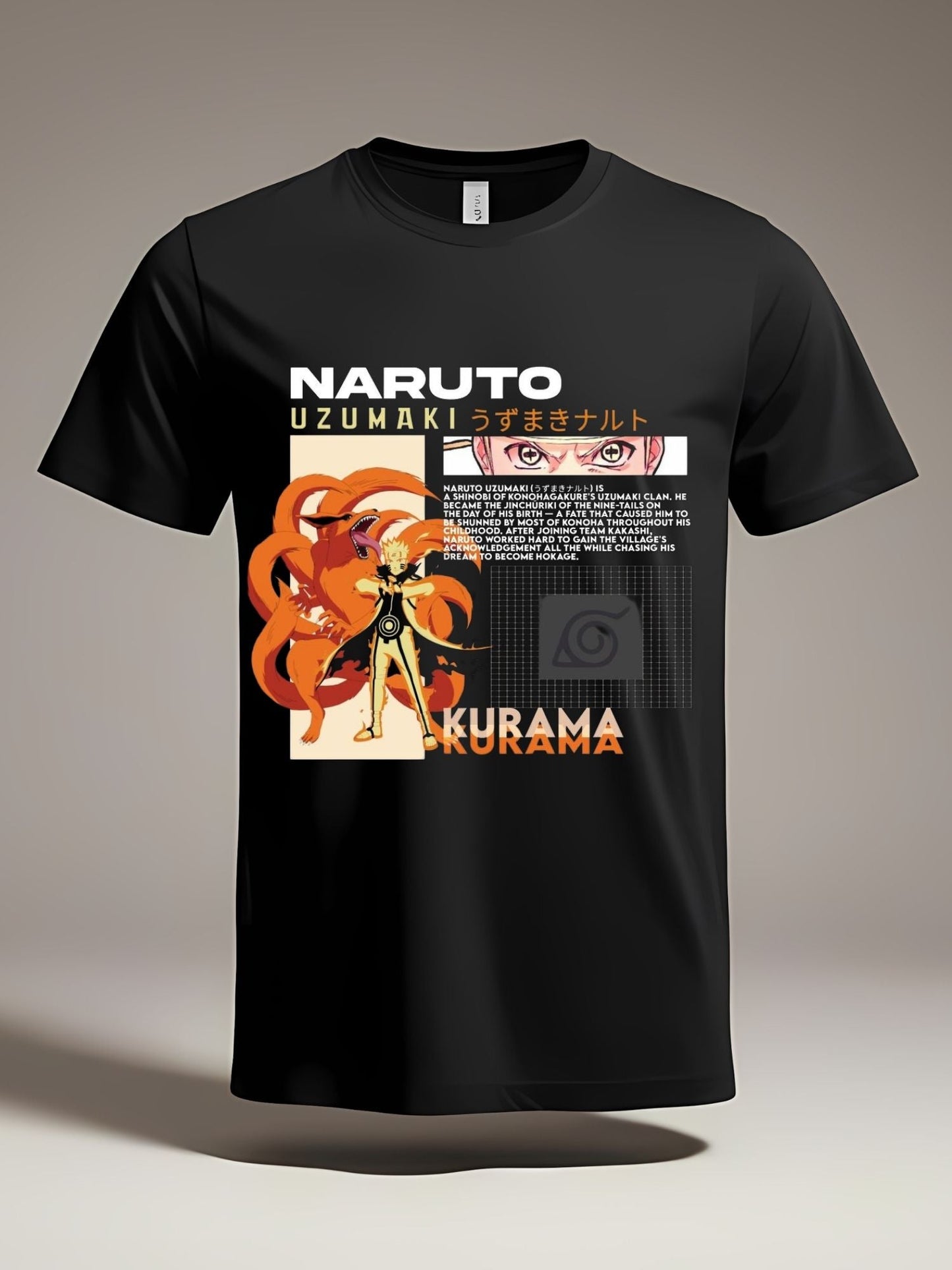 T-shirt Fusion Naruto Kurama - Double Puissance