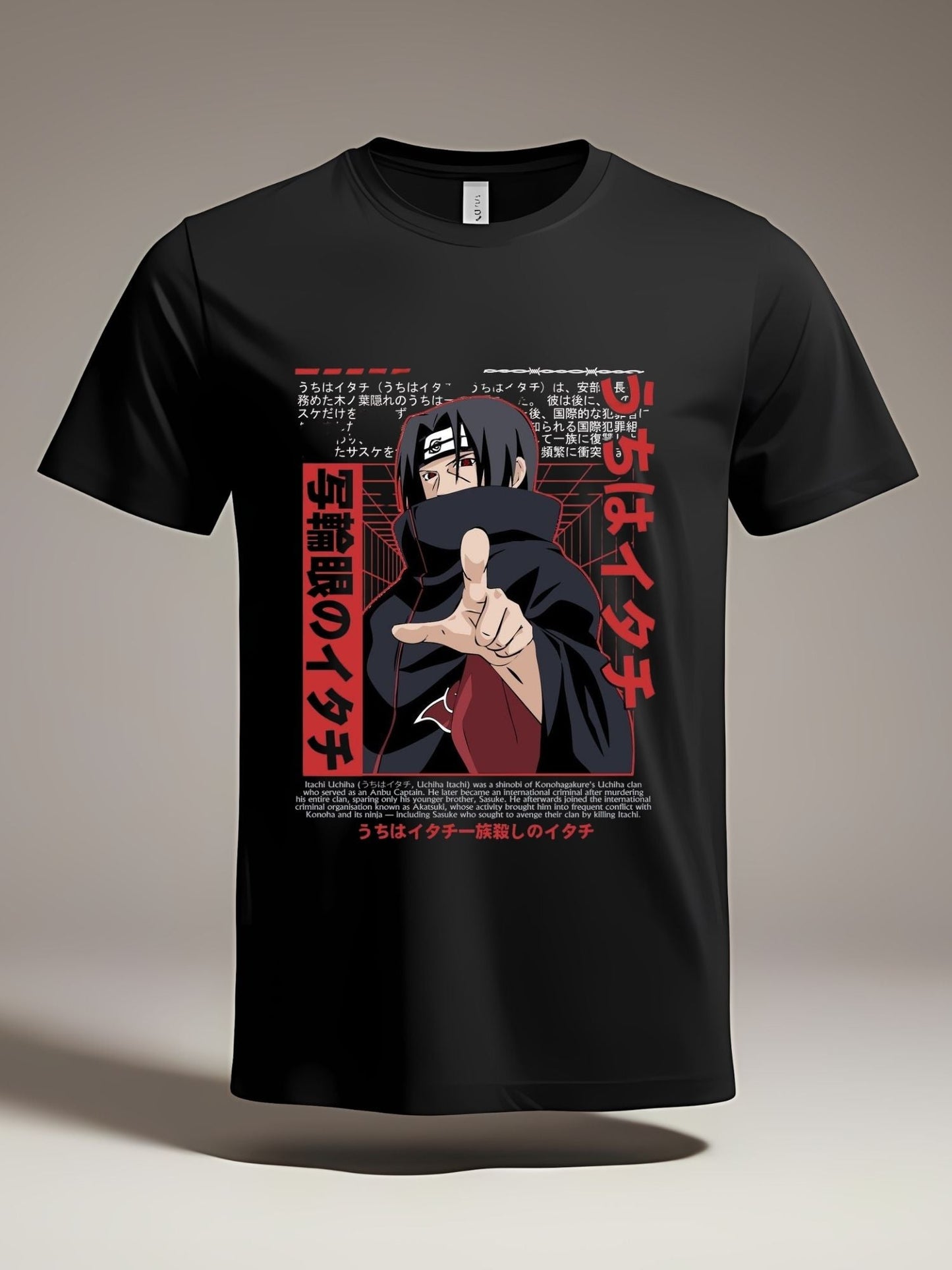 T-shirt Itachi Uchiha - Message de l’Ombre