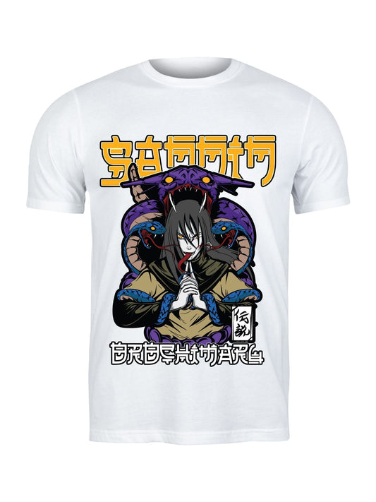 T-shirt Orochimaru Sceau Maudit - Invocation des Serpents Légendaires