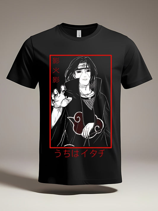 T-shirt Itachi Akatsuki - Justice Silencieuse
