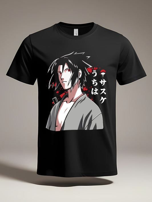 T-shirt Sasuke Moderne - Lame & Regard de Sang