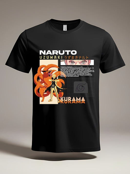 T-shirt Fusion Naruto Kurama - Double Puissance