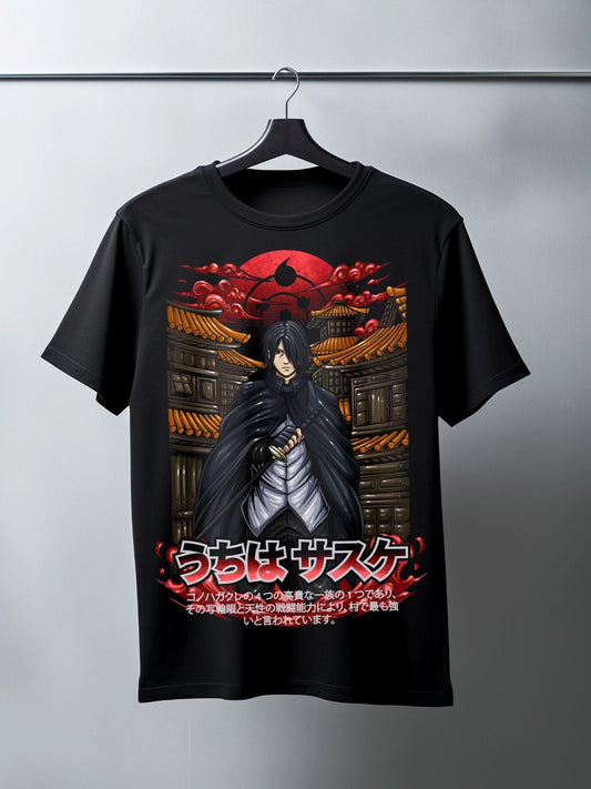 T-shirt Sasuke Uchiha - Sharingan Rouge
