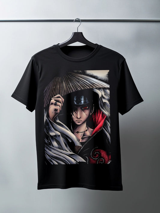 T-shirt Itachi Akatsuki - Chapeau et Ombre