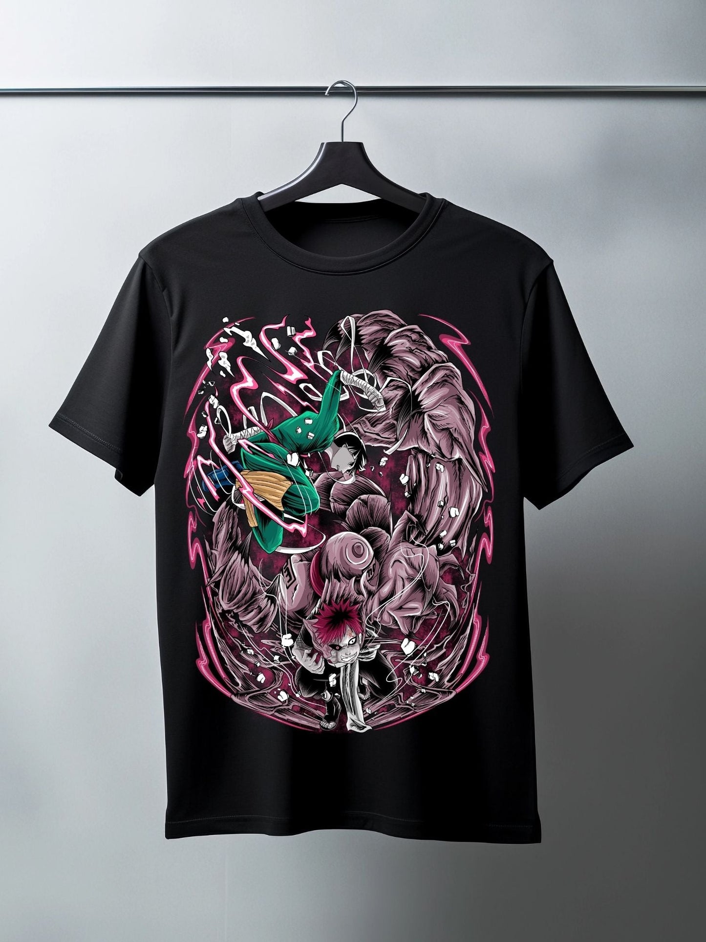 T-shirt Rock Lee vs Gaara - Combat Classique de Légende