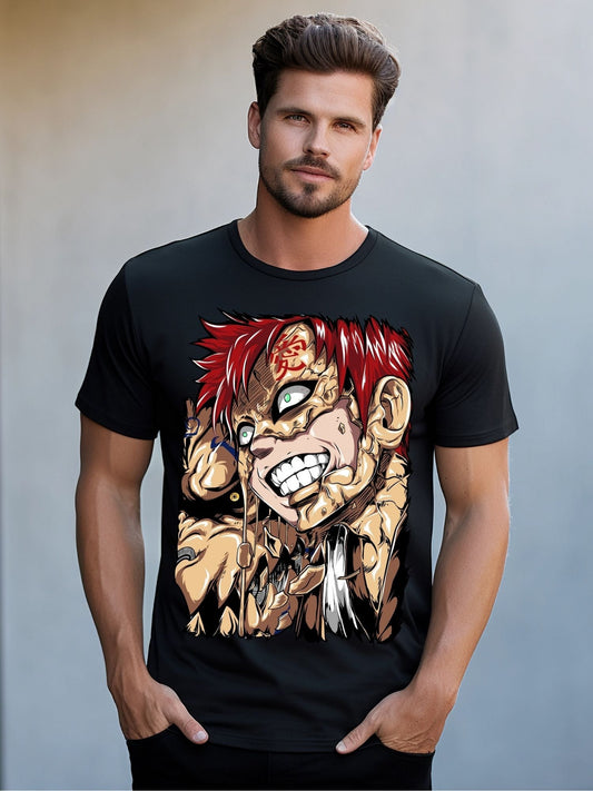 T-shirt Gaara Sable Déchaîné - Jinchuriki de Shukaku