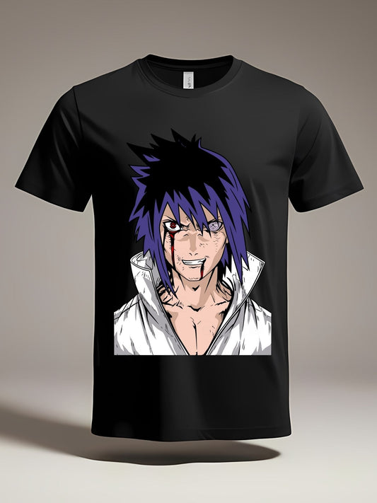 T-shirt Sasuke Uchiha - Mangekyō Sharingan & Rinnegan Fusion